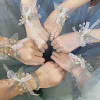 Платье подружки невесты, браслет, расширенный цветок на запястье для невесты, коллекция 2022, для подружки невесты, изысканный стиль