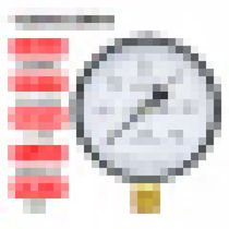 Yunqige Y-100 pressure gauge radial air pressure gauge water pressure gauge oil pressure negative pressure gauge hydraulic gauge 2 5 1 6MPa