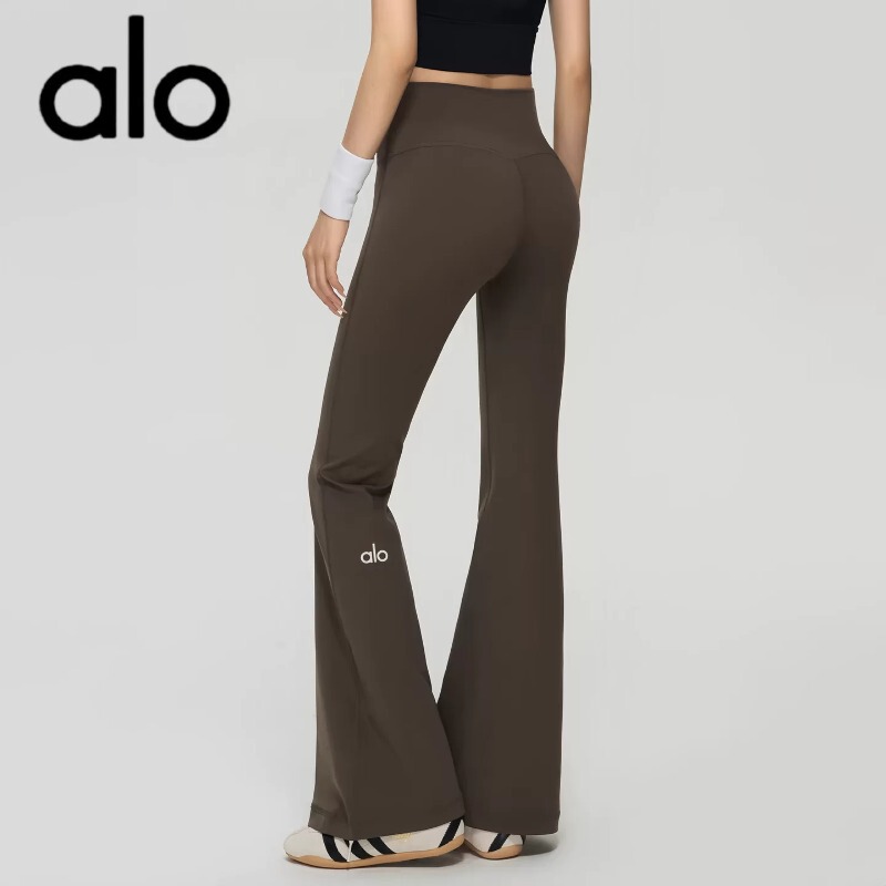Aio Micro-Flared Yoga Pants for Women, High-Waisted, Tummy Control, Slim-Fit, Slimming, Fitness Long Pants, Running, Pilates Training, Sports Pants Aio Micro-Flared Yoga Pants for Women, High-Waisted, Tummy Control, Slim-Fit, Slimming, Fitness Long Pants, Running, Pilates Training, Sports Pants