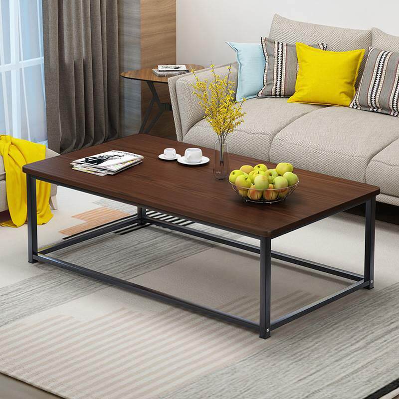 A few easy-to-be-small-type living room minimalist fashion rental clothing table sofa middle N77472 tea simple iron frame group tea table