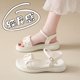 Women's Sandals with a Stepping-On-Feces Sensation, 2024 New Summer Model, Size 34, Suitable for Outdoor Wear, Sandals to Match Skirts, Versatile Fashion Sandals for Pregnant Women