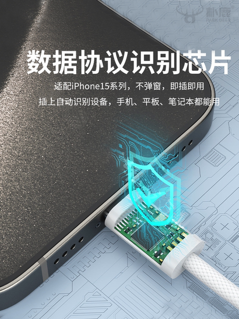 Suitable for Apple 15 Adapter Lightning Earphone to Type-C Flash Charging Male to Female Data Cable Converter Pd60W Fast Charging iPad Power Bank Lightning C Port Iphone15Max