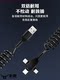 [5A Fast Charging]3-In-1 Retractable USB Charging Cable, One to Three, Compatible with Apple, Huawei, Android, Type-C Phones, Tablets, Car Use, Pvc Material, Spring, 1.8m