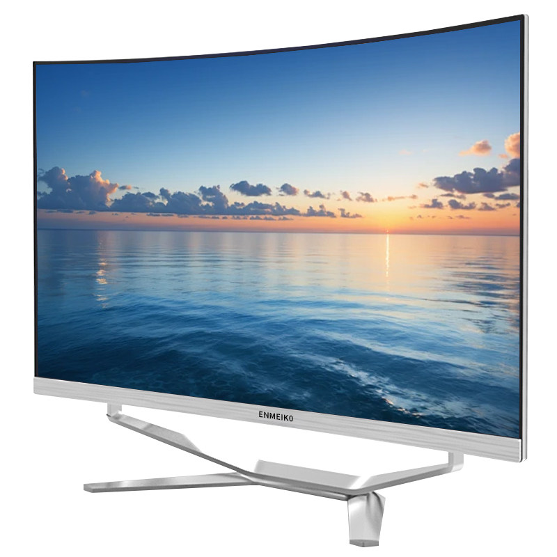 32inch Curved Screen All-In-One Computer for Office and Home Use I5I7 Gaming Type Complete Desktop Computer Set