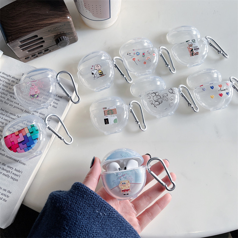 Transparent Pie Big Stars Apply Body Wash T35 Wireless Bluetooth headphone protective sleeve t35 anti-fall tide card Softshell cartoon New