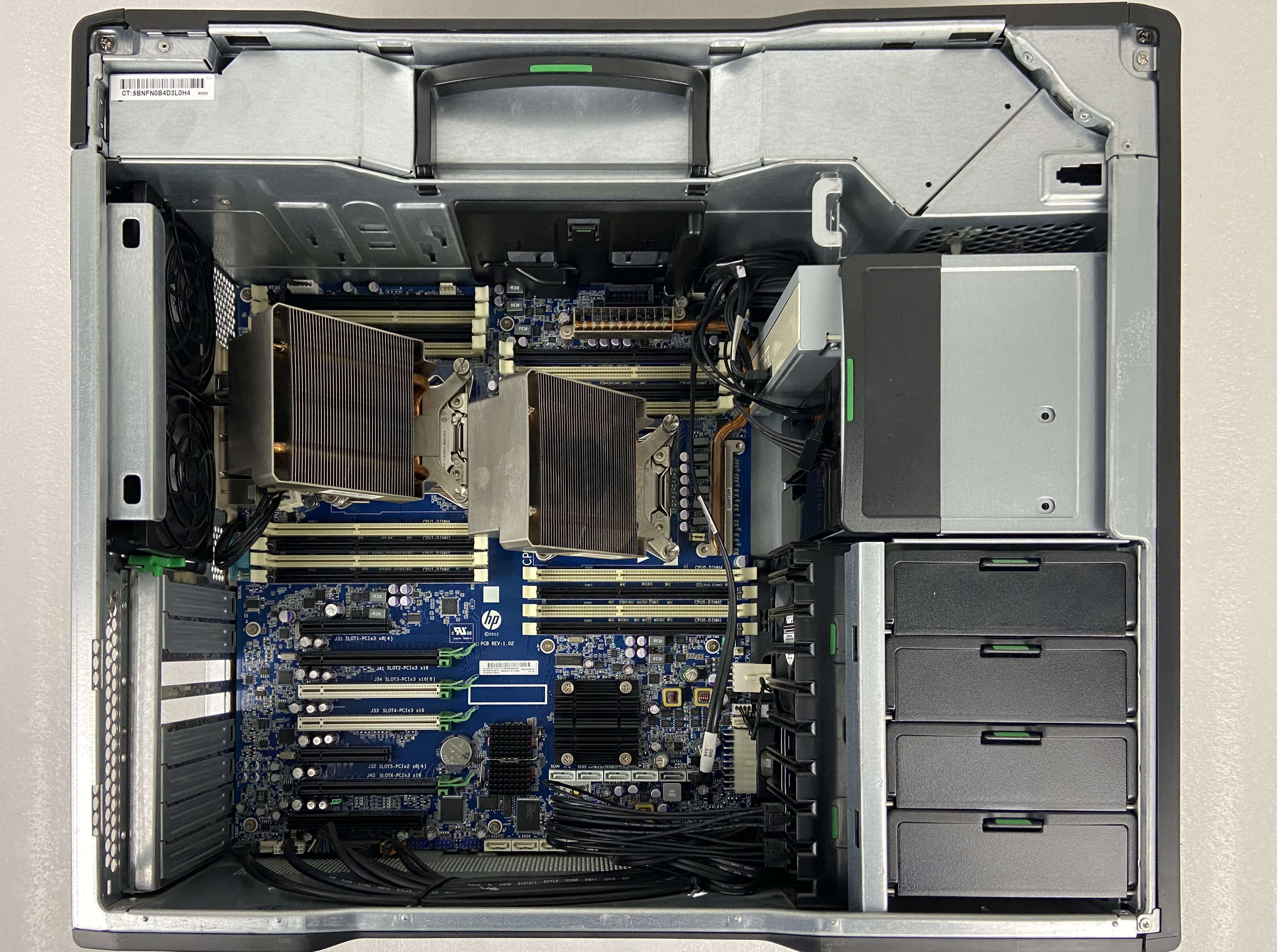 新品SSD640GB★大容量HDD3TB★美品hp Z820 E5-2609*2プロセッサ ★10M★2.4G/メモリ32GB/★グラボQuadro 5000 HP Z820 - 京东