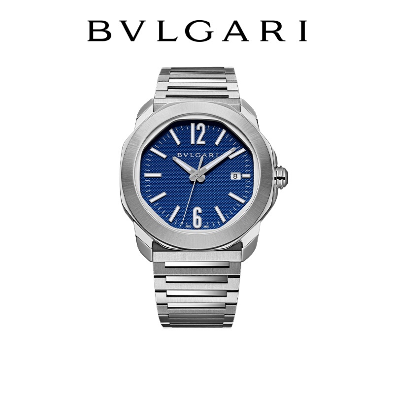 Bvlgari Octo Roma Series Mechanical Movement Stainless Steel Watch Gift Bvlgari Octo Roma Series Mechanical Movement Stainless Steel Watch Gift