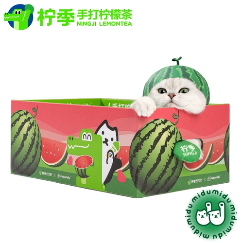 [Seasonal Limited] Midumidu Pet Cat Cat Cat Cat Cat Crow Clawful Crowth Card Box Читая игрушки