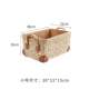Thickened American Straw Storage Box, Living Room Miscellaneous Basket Box, Rattan Storage Box, Wardrobe Storage Basket, Woven Storage Box