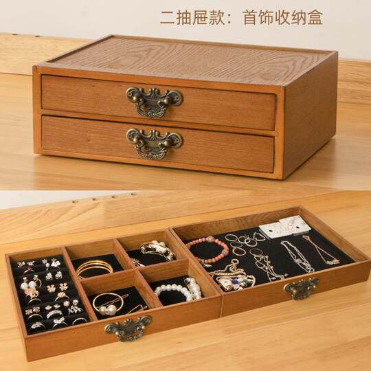 Big Sale Cosmetics Storage Box Wooden Free Matchinging Large Dressing Table Desktop Jewelry Box Skin Care Product Storage Rack