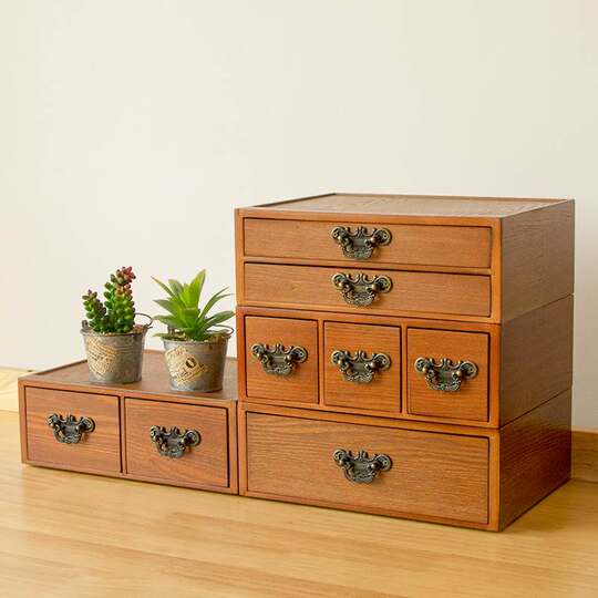 Big Sale Cosmetics Storage Box Wooden Free Matchinging Large Dressing Table Desktop Jewelry Box Skin Care Product Storage Rack