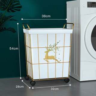 Dirty Clothes Storage Basket, Luxury Nordic Ins-Style Storage Solution for Home Use, Laundry Hamper, Dirty Clothes Bin