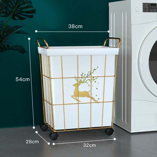 Dirty Clothes Storage Basket, Luxury Nordic Ins-Style Storage Solution for Home Use, Laundry Hamper, Dirty Clothes Bin