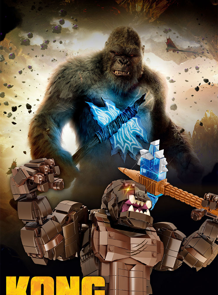 兼容乐高积木机械哥斯拉金刚机器人大型拼装玩具男孩礼物8到12岁6