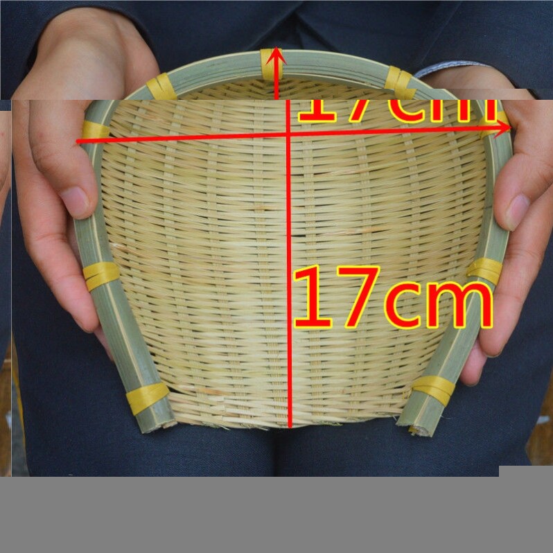 Dustpan Bamboo-woven basket Basket Dustpan dustpan Dustpan Farmhouse Handmade Bamboo Products to remove vegetables to dry drain and drain the grain large number