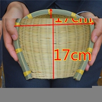 Dustpan Bamboo-woven basket Basket Dustpan dustpan Dustpan Farmhouse Handmade Bamboo Products to remove vegetables to dry drain and drain the grain large number