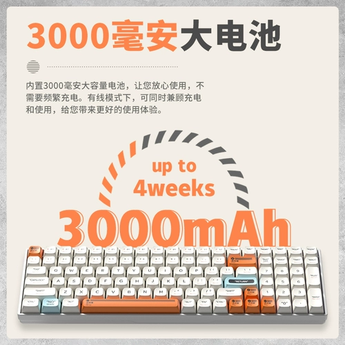 Vihu WK100 Индивидуальная машины клавиатура проводная Bluetooth 2,4G Три мок