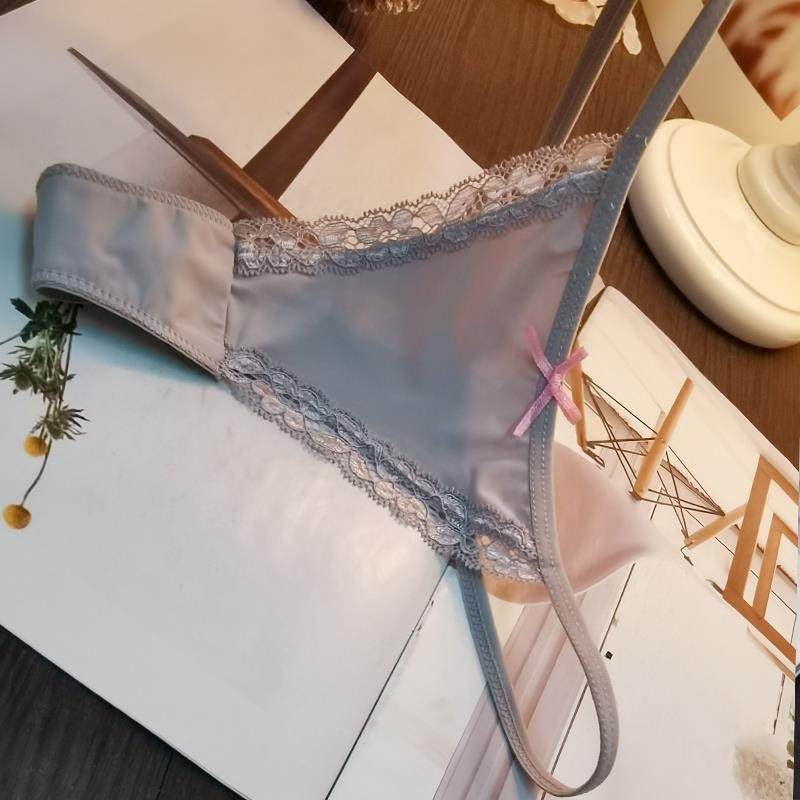 New Diffin Sexy Lace Side Girls Low Waist Pure Color Dpants Lady T Underpants Pants Slim with waist circumference flexo-Taobao