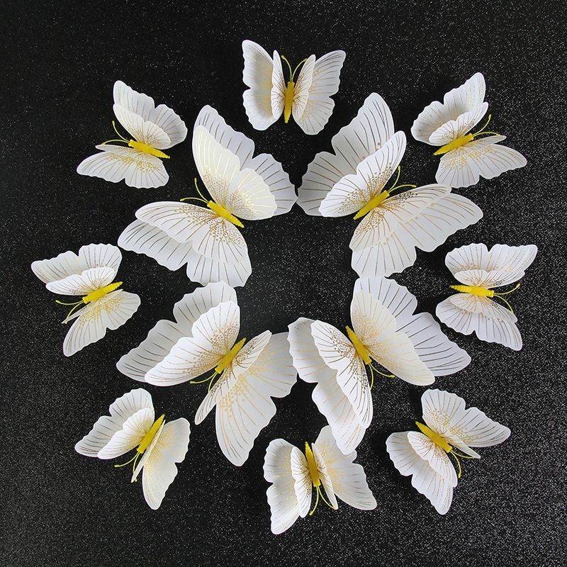 3D Butterfly Ceiling Decoration for Roof, Ceiling, and Wall, a Decorative Wall Sticker and Background Panel to Hide Imperfections