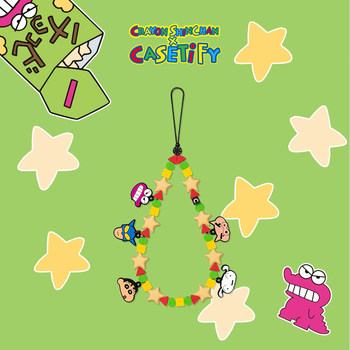 Crayon shin-shikong x casetify joint branding mobile phone hanging chain suitable for iphone full series mobile phone accessories lanyard mobile phone chain Crayon shin-shikong x casetify joint branding mobile phone hanging chain suitable for iphone full series mobile phone accessories lanyard mobile phone chain