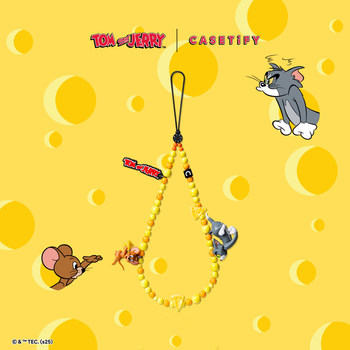 Cat and mouse x casetify joint branding mobile phone hanging chain suitable for iphone full series mobile phone accessories lanyard mobile phone chain