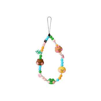 Line friends minini x casetify joint brand mobile phone chain suitable for iphone full series of portable mobile phone chain accessories