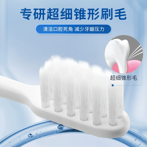 LION Lion DENT стоматологический класс ультратонкие конические волосы маленькая зубная щетка с тонкой головкой для взрослых глубокая чистка мягкая щетина защита десен