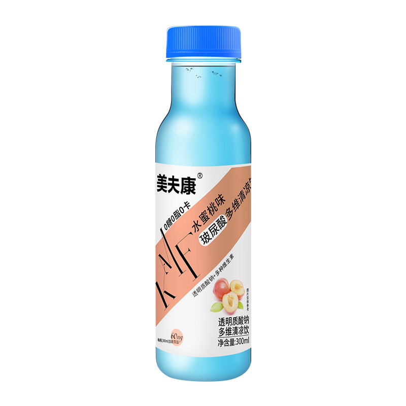 【美夫康】0糖0脂0卡玻尿酸饮料300ml*6瓶