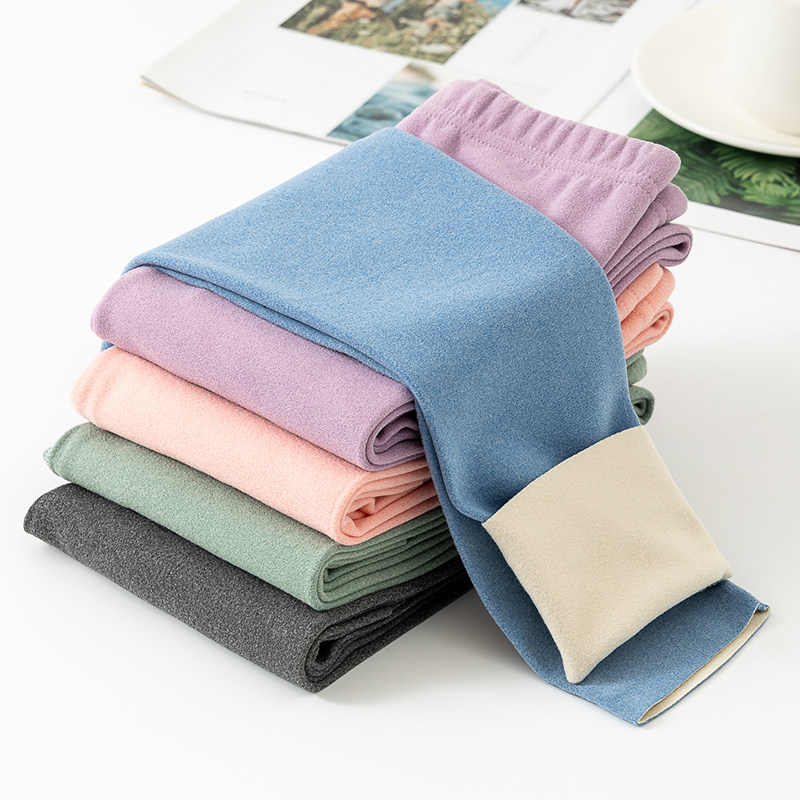 Children's sanitary pants, big children's warm pants, boys and girls, Derong baby, home furnishing pajama pants, autumn and winter bottoming inner wear