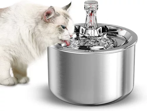 Полная сталь из нержавеющей стали, питьевая машина, автоматическая циркуляция 304 Утопление кота из нержавеющей стали кошачья кошка кошка