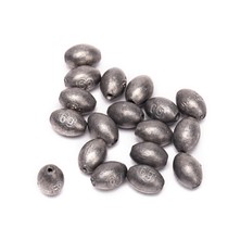 Yonghuang olive-shaped hollow lead pendant hollow core fishing pendant through core lead pendant fishing supplies fishing accessories fishing gear