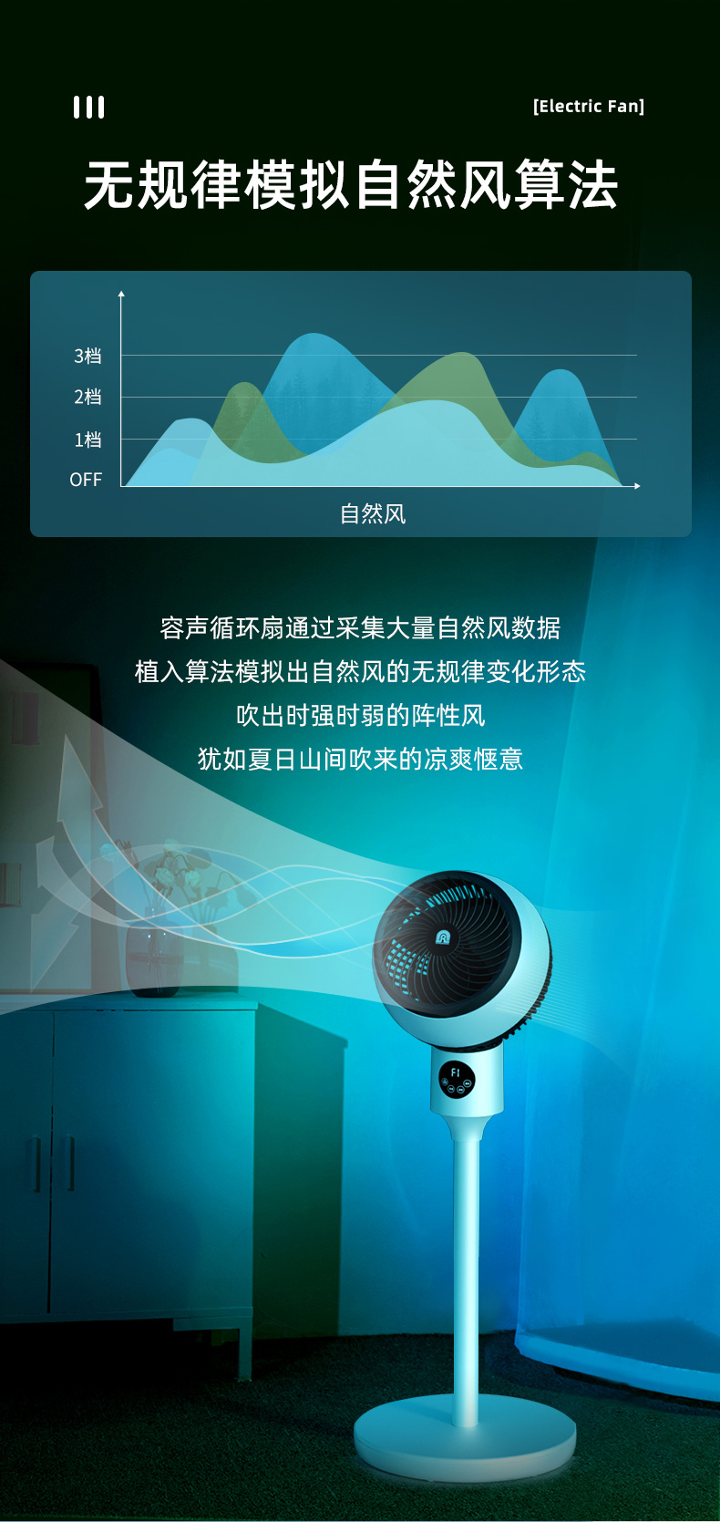 容声 台式空气循环扇 3D循环风感 图6