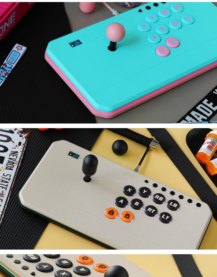DOIO VLX Full-Alu Rocker Arcade Fight KB HITBOX (SF6, KOF15