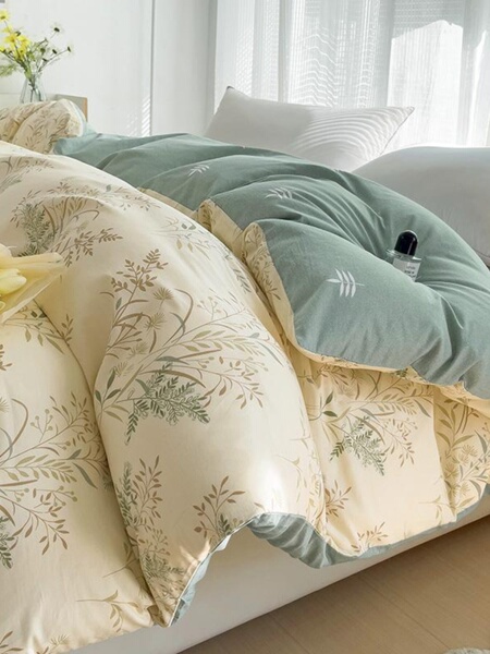 Hengyuanxiang 100% Pure Cotton Duvet Cover One-Piece 150 X200x230 Double 100% Cotton Quilt Cover Single 1.5 M 1.8M Bed