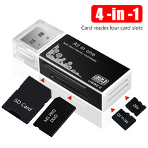 4 In 1 USB 2.0 SD Memory Card For Micro SD Card TF MS SDHC M