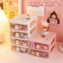 Storage box Desktop sundries 2022 new drawers multilayer hair accessories containing cabinet Cosmetic First Accessories Box stationery Multifunction