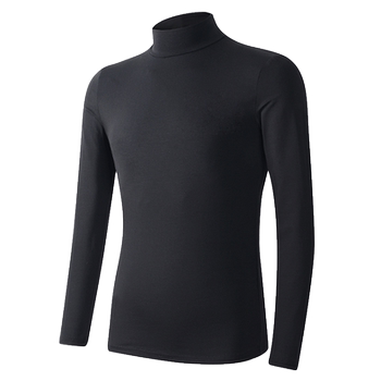 Half turtleneck long sleeve t-shirt men's casual bottoming shirt