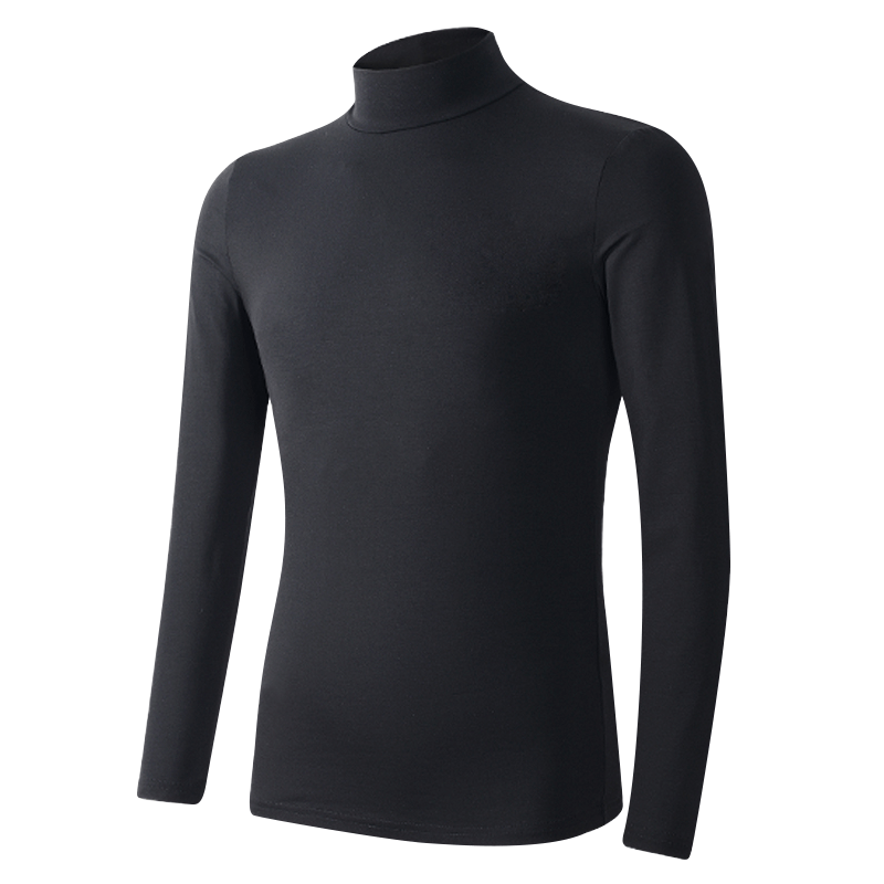 Half turtleneck long sleeve T-shirt men's casual bottoming shirt