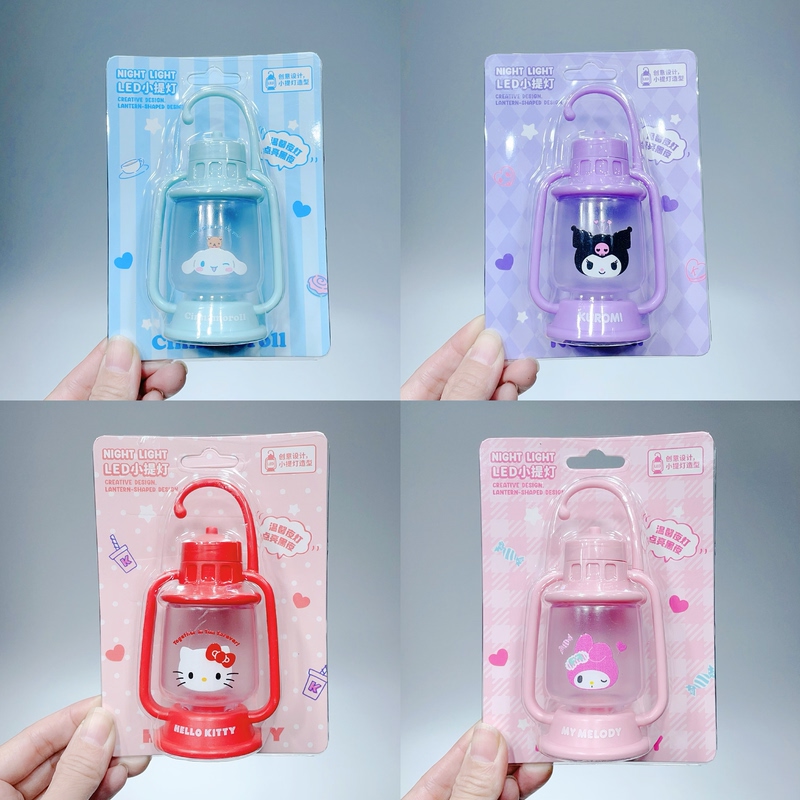 Miniso Sanrio Series Led Small Lantern Night Light Can Be Carried or Hung for Ambient Lighting