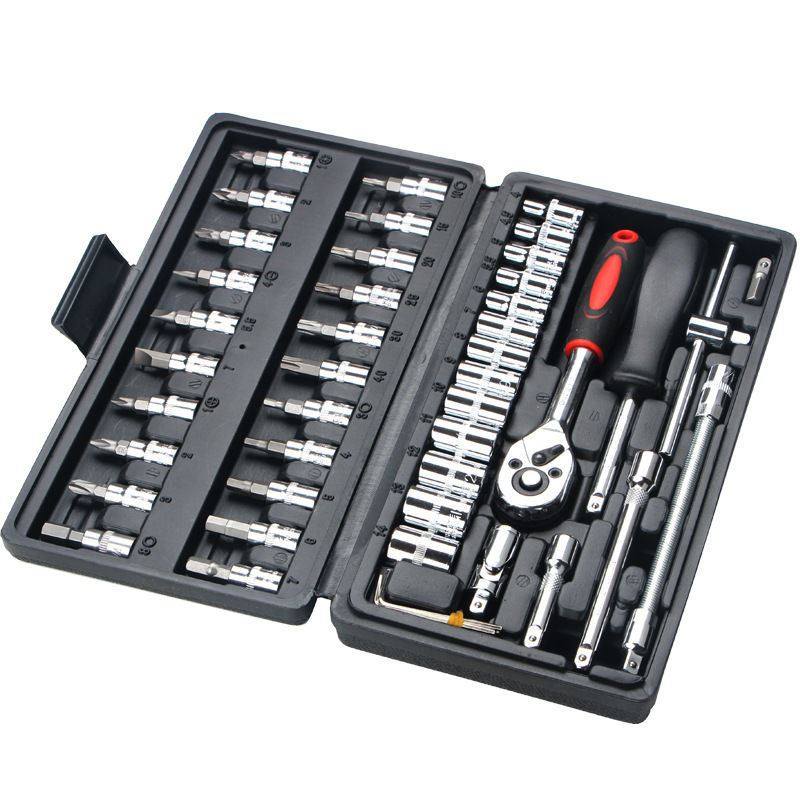 Car spark plug removal tool set barrel torque wheel wrench combination auto repair car repair car tire full set