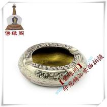 Hot-selling medium-carved Nepali handmade copper-plated flower ashtray