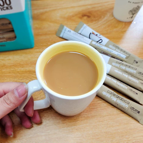 Атом Южной Кореи Алабика Скорость три -в одном кофе 200 мешков освежающих богатых закупок