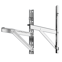 Thickened 304 stainless steel air conditioner outdoor unit bracket suitable for Midea Haier Gree universal 1 5 2 3 horse hanging rack