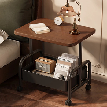 Movable double-layer coffee table trolley side passenger