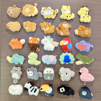 Carnival zoo party looking for unicorn plush fridge magnet blind bag cute hole board magnetic sticker pendant