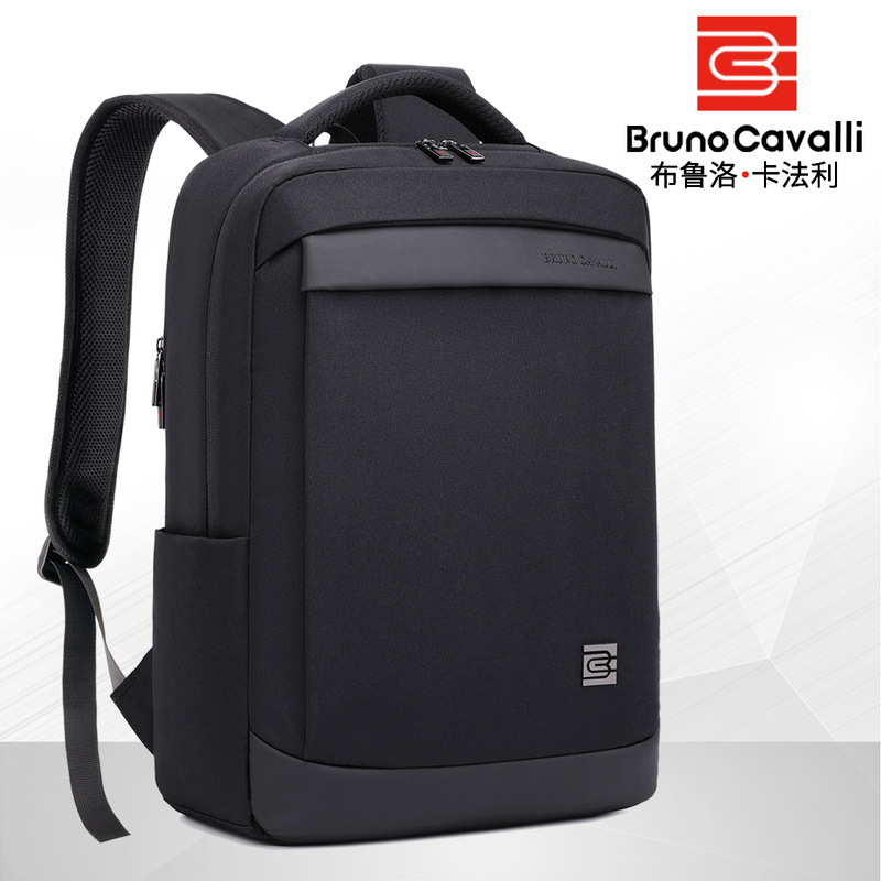 Square Backpack Men's Backpack 2026 New Business Travel Computer Bag Simple Business Trip Office Bag Student School Bag