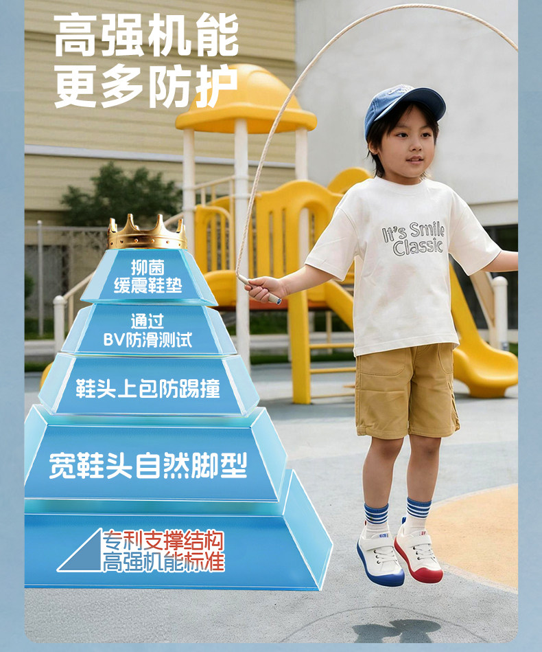UKIUKI宝宝宽楦学步鞋幼儿园室内男童鞋2026秋新款透气防滑机能鞋 — 4