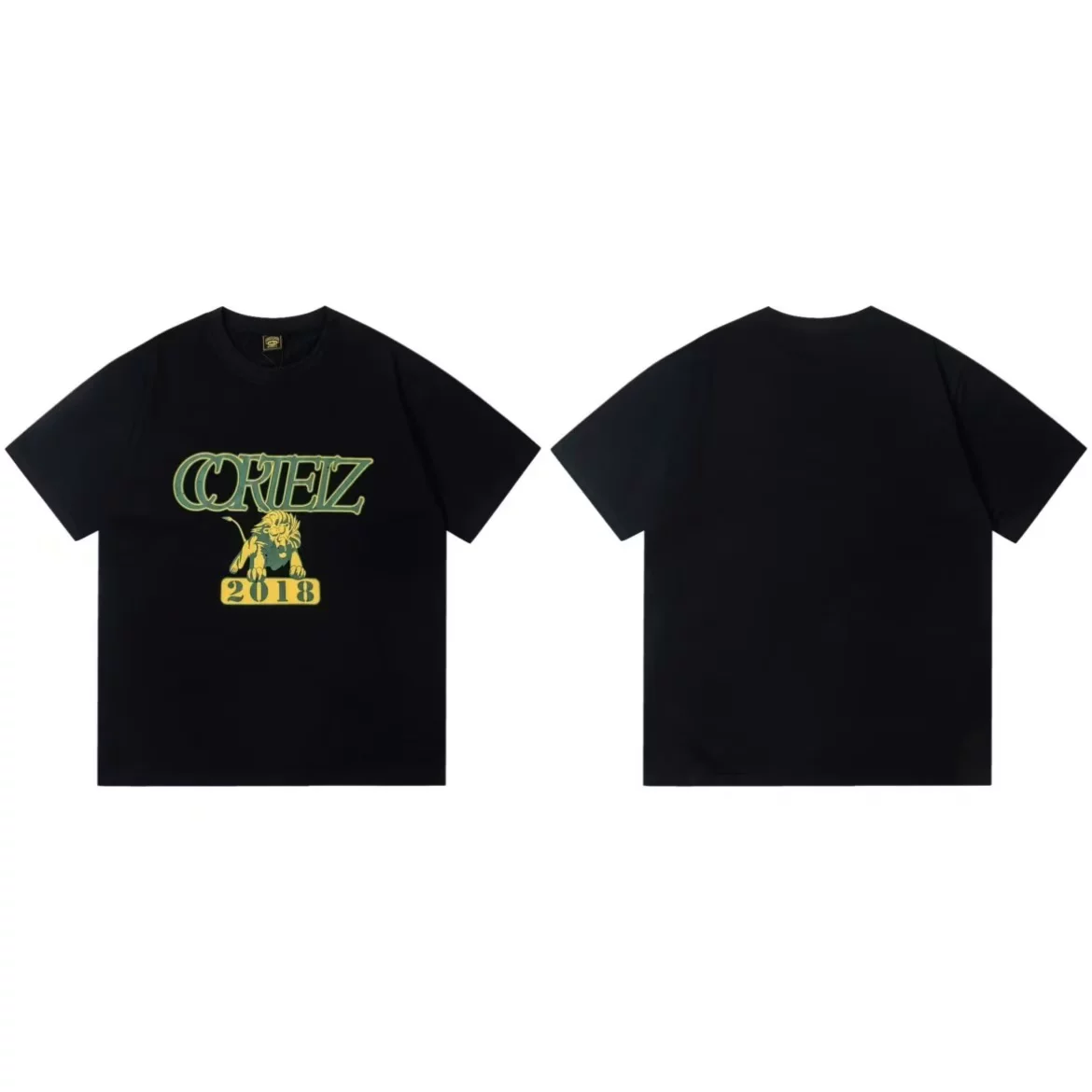 Футболка с принтом Corteiz Letter Graphic Print Tee 26ss Alcatraz с буквой графический принт короткий рукав