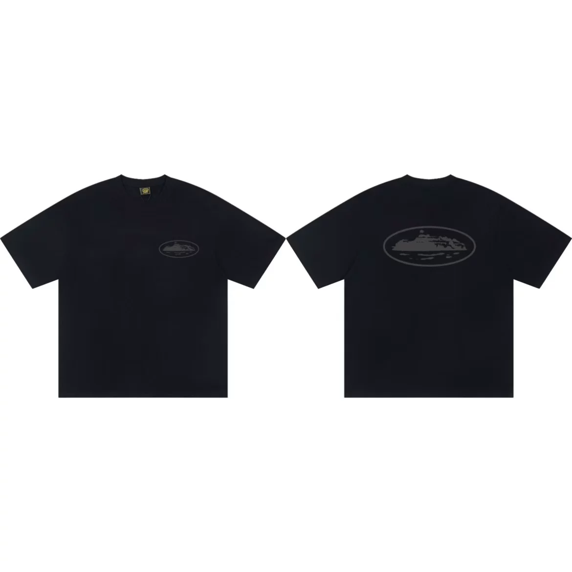 Футболка с принтом Corteiz Letter Graphic Print Tee 26ss Alcatraz с буквой графический принт короткий рукав