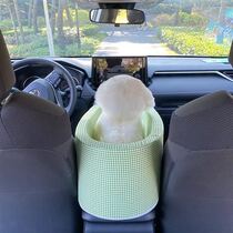 Small dog dog car artifact cat safety seat car central control anti-dirty cushion pet car pad kennel